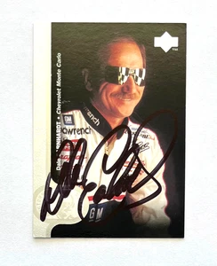 Dale Earnhardt NASCAR 1996 Upper Deck #3 Autographed Signed - Picture 1 of 3