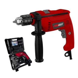 Promaker 1/2in Hammer Drill PRO-TP550KITInclude: 1/2in Hammer Drill, Side Handl - Picture 1 of 6