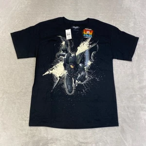 Kids Dark Knight Rises UV Ink T Shirt XL 14 16 Black DC Comics Batman NWT - Picture 1 of 8