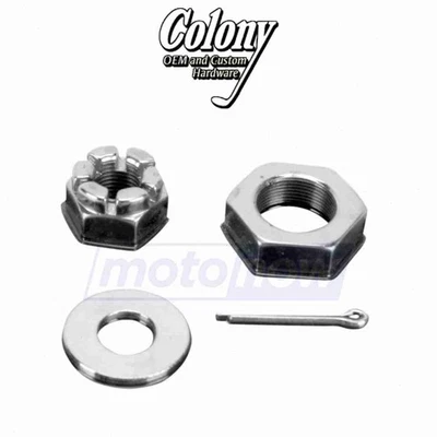 Colony Axle Nut Kit for 1946-1950 Harley Davidson E - Drive Axle Nuts  tc - Изображение 1 из 4