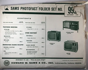 SAMS PHOTOFACT FOLDER SET NO. 992, 1968, SCHEMATICS & SERVICE MANUALS - Picture 1 of 1