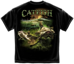 Catfish Merky Water T-Shirt - PreShrunk Cotton - 6 Sizes - Picture 1 of 2