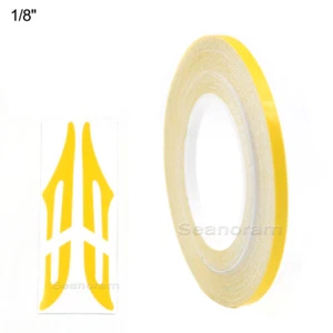 1/8" 3mm 32ft Yellow DIY Body Pin Stripe PinStriping Decal Tape Vinyl Sticker - Picture 1 of 7