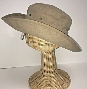 Sport Buddy Unisex Hat Khaki UPF50+ Size Large Golf Fishing Packable 23" IC - Picture 1 of 8