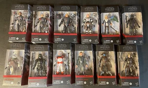 Star Wars Black Series Clone Wars The Bad Batch 1-12 Set Walmart Captain Rex - Picture 1 of 10