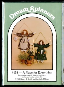 Dream Spinners #158 Ein Platz für ALLES 15" Puppe, Fee Handwerk Schnittmuster - Bild 1 von 2