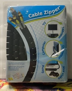 KABEL REISSVERSCHLUSS - Komplettes 8' Kabel- und Drahtmanagementsystem - NEU - Bild 1 von 4