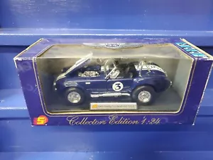 Superior Heavy Gauge Die Cast Toy Car 1965 Shelby Cobra 427 sc 1:24 Scale - Picture 1 of 6