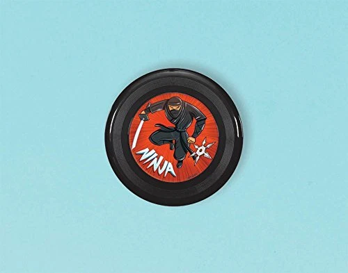 Ninja Guerrero Artes Marciales Luchador Niños Niños Fiesta de Cumpleaños Favor Disco Volador Foto 1 de 1