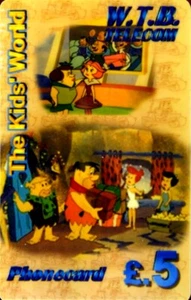 2367 TELEFONKARTE PHONECARD U.S.A. W.T.B THE KIDS' WORLD FLINSTONES - Bild 1 von 1