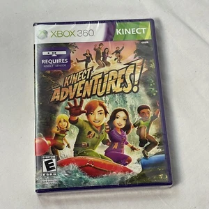 KINECT ADVENTURES! Microsoft Xbox 360 Kinect Sensor Motion Video Game *NEW* - Picture 1 of 2