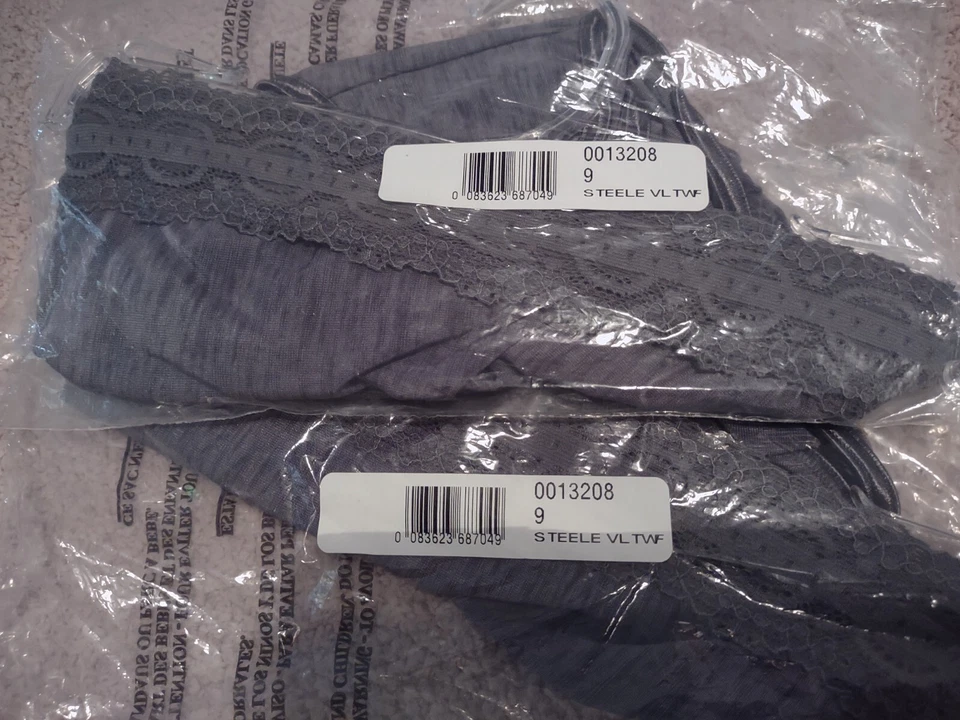 2 Pares Vanity Fair 13208 Iluminación Encaje Corte Alto Bragas Acero Talla: 9 Foto 1 de 1