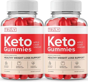 (2 Pack) Truly Keto Gummies, Truly Keto ACV Gummies, Truly Gummies Supplement - Picture 1 of 1