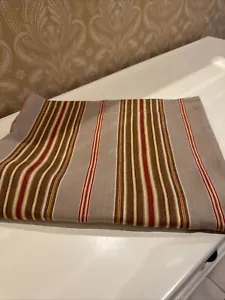 NUEVO Pottery Barn Montgomery Rayas Dorado, Rojo, Marrón Almohada Estándar Falsa - Imagen 1 de 6