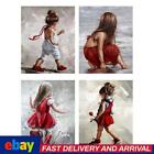 5D Diamond Painting Kit DIY Oil Paint Red Girl Full Round Drill Home Decoration