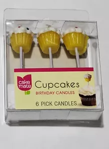 Birthday Candles Cupcake 72 Total Candles 12 Boxes Of 6 Cupcakes - Picture 1 of 5