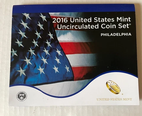 2016 United States Philadelphia Mint Beautiful Uncirculated 13 Coin Set Sealed Cover
