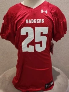 Under Armour Men’s Wisconsin Badgers Mesh Football Jersey Sz. L #25 NEW UFJ165M - Picture 1 of 3