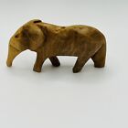 Vintage 1980's Wood Elephant Shaped Beads for Jewelry Making 2 1/8” x 1 1/8”