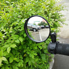 Bicycle Mountain Bike Adjustable Rotatable Handle Rear View Convex Mirror Black