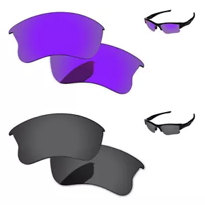 Lenslog schwarz & lila polarisierte Ersatzgläser für Oakley Flak Jacke XLJ - Bild 1 von 6