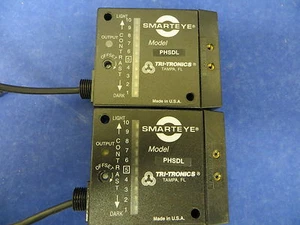 Lote de 2 sensores fotoeléctricos Tri-Tronics PHSDL Smarteye 12-24VDC salida PNP - Imagen 1 de 1