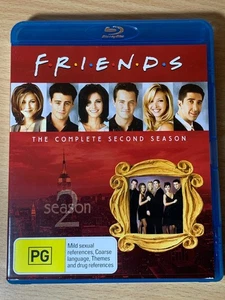 Friends Season 2 Complete Second Series Two (Blu Ray 2-Disc 1996) Region B VGC - Picture 1 of 4