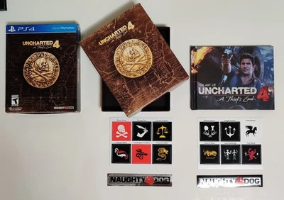 Uncharted 4: A Thief's End PlayStation 4 специальное издание артбук и наклейки только - Изображение 1 из 3