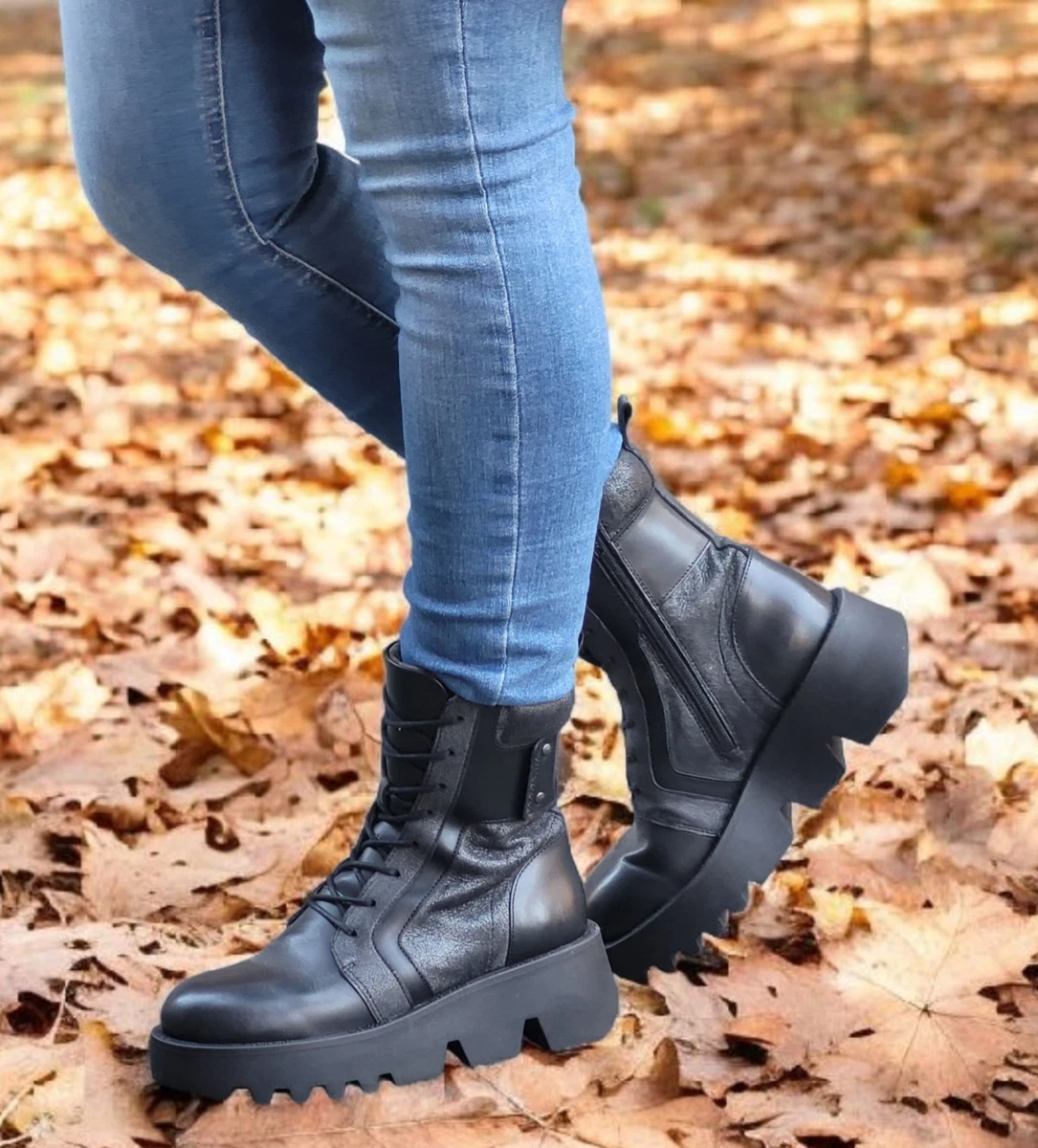 FLY London Damen Tich099fly Boots – Fashion Boots Aus Hochwertigem Leder Im Casual Look
