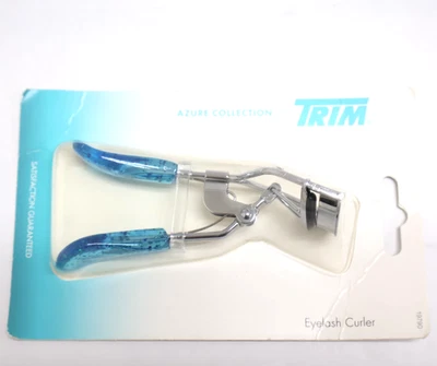 LOT of 2 New TRIM Azure Collection Eyelash Curler Blue Handle Rounded Pad - Image 1 of 3