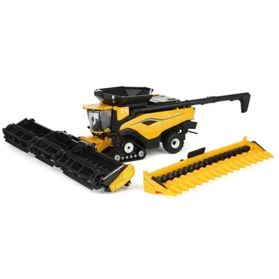 ERTL 1/64 New Holland CR11 Tracked Combine with Corn & Draper Heads 61001 - Image 1 of 4