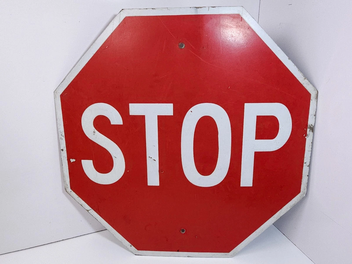 Stop Sign Collectible Transportation Signs for sale | eBay