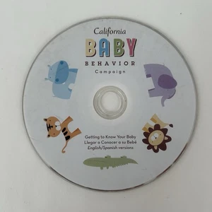 California Baby Behavior Campaign Getting to Know Your Baby English CD - Picture 1 of 2