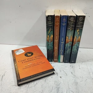 Percy Jackson And The Olympians Complete Set + Companion Camp Half-Blood 6 Books - Bild 1 von 5