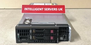 HPE BL460c Gen10 2x Silver 4114 256GB 2x 400GB SSD P204i-b 10GB FLB Blade Server - Picture 1 of 1