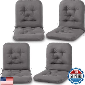 Chunful Tufted Back Chair Cushion Indoor Outdoor Weather Resistant Swivel Roc - Picture 1 of 5