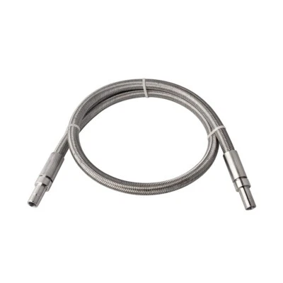 FITOK PTFE-Lined Stainless Steel Braided Hose 1/2 in Tube Adapter 120 in Long - Image 1 of 4