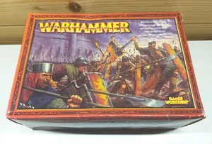 Warhammer Fantasy Bretonen: 16 Landsknechte Regiment Box NEU im Gussrahmen OVP - Bild 1 von 3