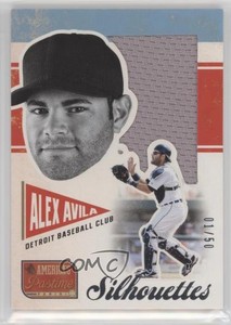 2013 Panini America's Pastime Silhouettes Materials /50 Alex Avila #S-AA