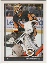 1991/92 O-PEE-CHEE #402 Tom Barrasso-Near Mint