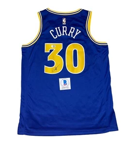 Stephen Curry Signed Jersey Warriors Blue Classic Edition Auto Autograph COA - Picture 1 of 3