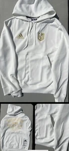 $110 (M)Adidas Las Vegas Golden Knights No Dye NHL Unisex Oversized Hoodie - Picture 1 of 20