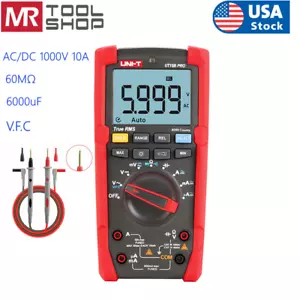 UNI-T TRMS Digital Multimeter Auto Range AC/DC Volt Amp Cap VFC Tester UT15B PRO - Picture 1 of 26