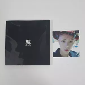 BTS Wings Album I Version CD & Booklet With Jin Polaroid Photo Card - Foto 1 di 3