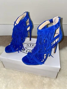 steve madden Shoes Size 5.5 Blue New Sandals - Picture 1 of 5