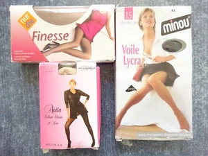 Lot 3 boites de collants 3 paires neuf Taille 3 FR44/46 UK9.5 US/D42/44 - Imagen 1 de 2