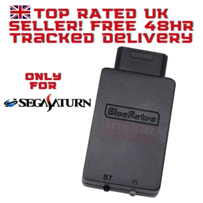 BlueRetro Sega Saturn Wireless Bluetooth Adapter Receiver Blue Retro - UK STOCK - Image 1 of 4