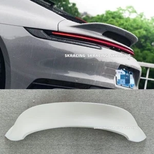 For 2020-2024 Porsche 911 992 Carrera Unpainted FRP Rear Trunk Spoiler Lid Wing - Picture 1 of 11