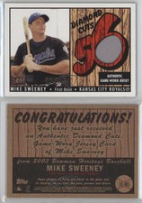2003 Bowman Heritage Diamond Cuts Red /56 Mike Sweeney #DC-MS