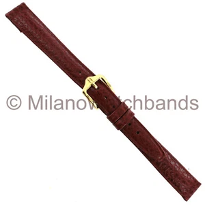 13mm Hirsch Arizona Tan Genuine Calfskin Leather Padded Ladies Watch Band Reg - Picture 1 of 3